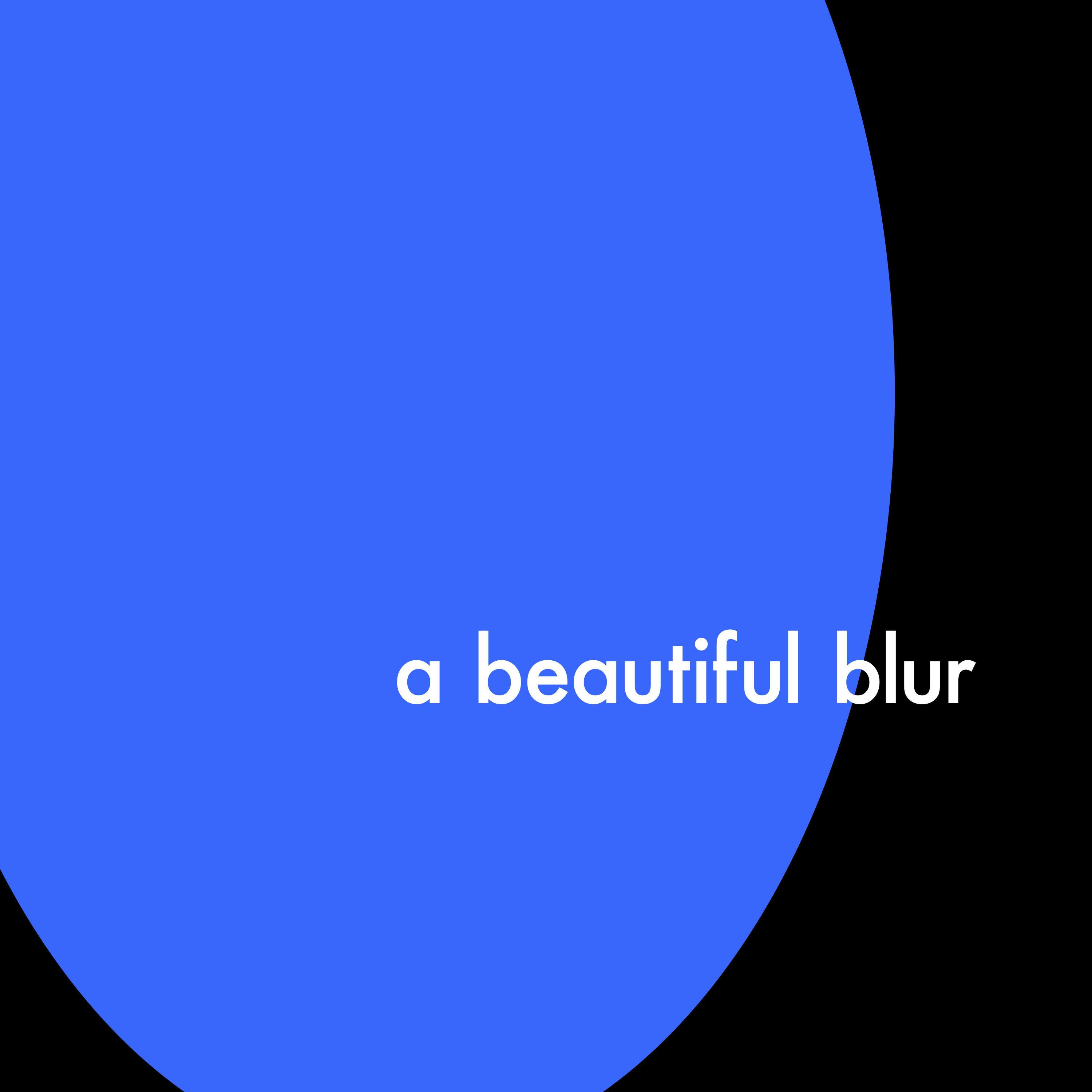 Lyric cover art as blurred background