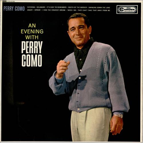 Album cover art for An Evening with Perry Como