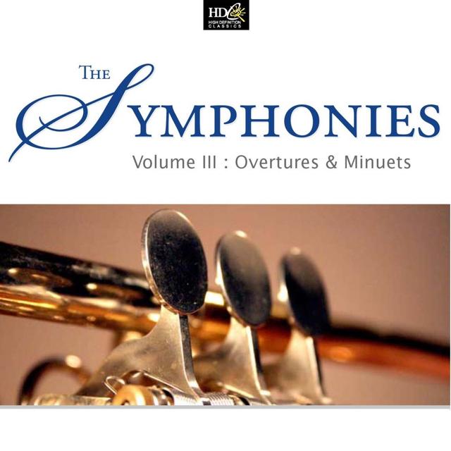 Album cover art for The Symphonies Vol. 3 : Overtures & Minuets