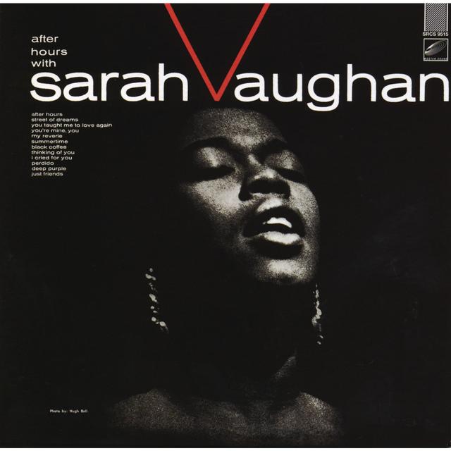 Album cover art for After Hours with Sarah Vaughan