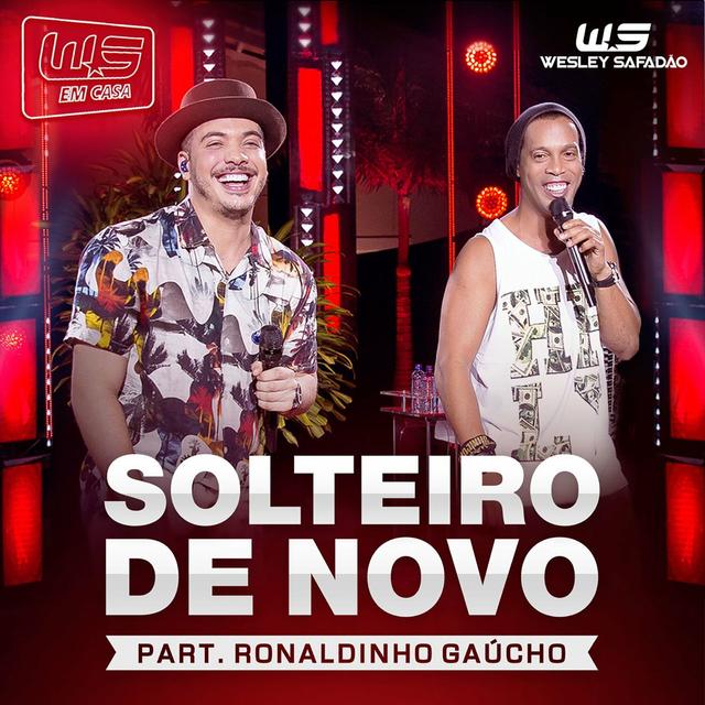 Album cover art for Solteiro de Novo