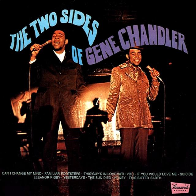 Album cover art for The Two Sides of Gene Chandler