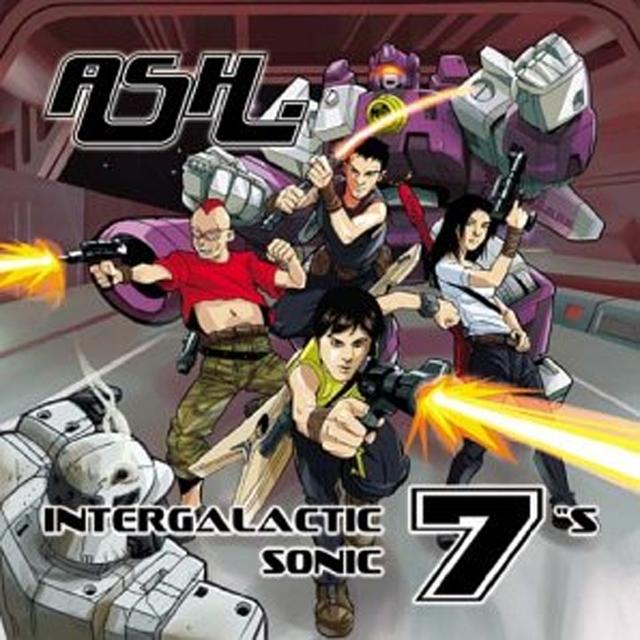 Album cover art for Intergalactic Sonic 7"s