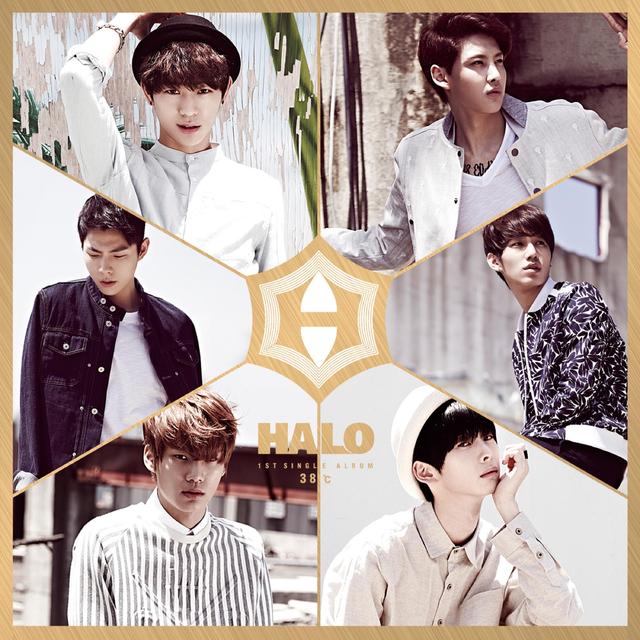 Album cover art for HALO 1ST SINGLE ALBUM '38℃'