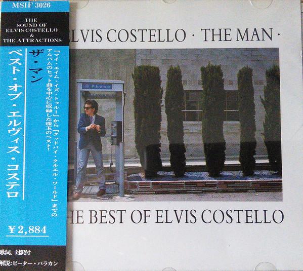 Album cover art for The Man - the Best of Elvis Costello