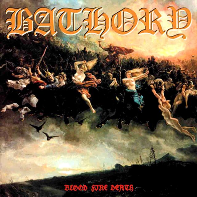 Album cover art for Blood Fire Death