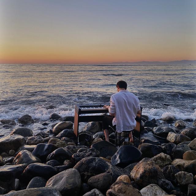 Album cover art for Canciones sobre el océano