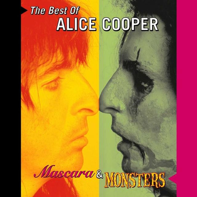 Album cover art for Mascara & Monsters : The Best of Alice Cooper