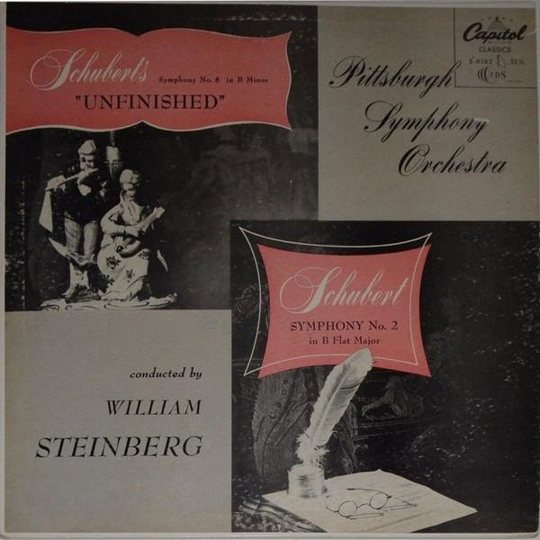 Album cover art for Schubert: Symphony Nos. 2 & 8 "Unfinished"