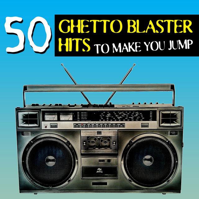 Album cover art for 50 Ghetto Blaster Hits To Make You Jump!