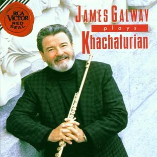 Album cover art for James Galway Plays Khachaturian