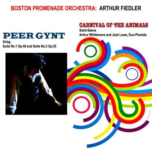 Album cover art for Grieg Peer Gynt Suite - Saint-Säens: Carnival of the Animals