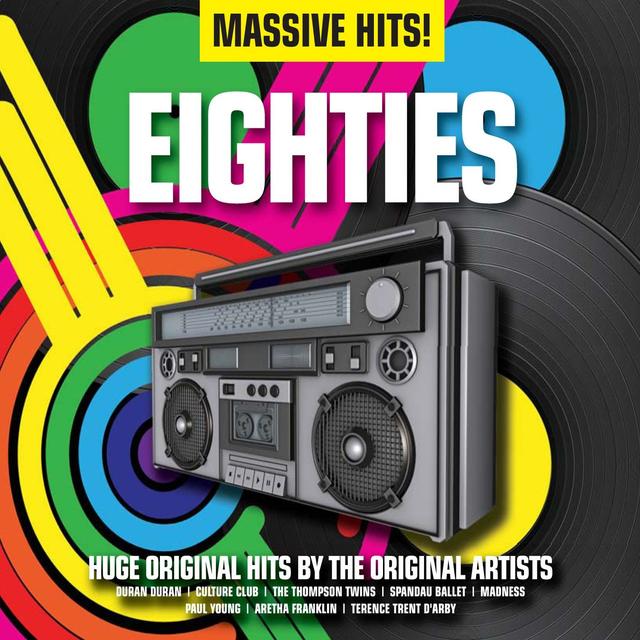 Album cover art for Massive Hits! - Eighties