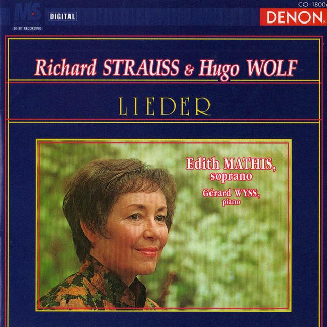 Album cover art for Strauss & Wolf: Lieder