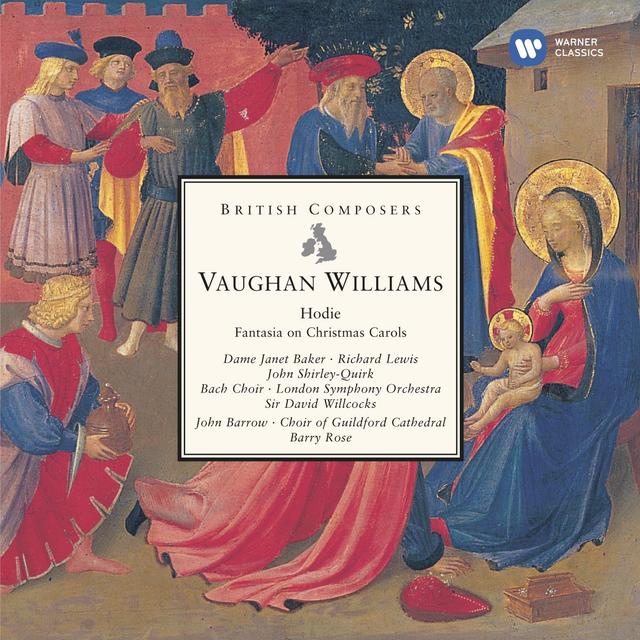 Album cover art for Vaughan Williams: Hodie - Fantasia on Christmas Carols