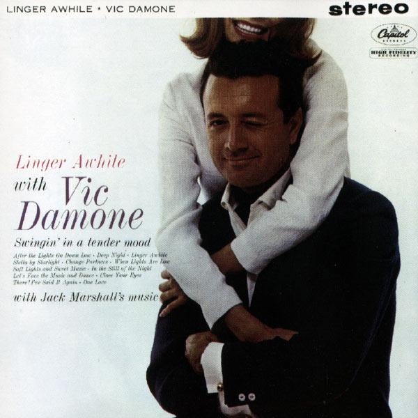 Album cover art for Linger Awhile With Vic Damone