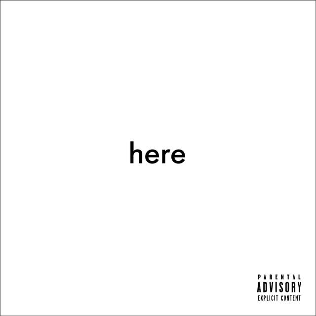 Album cover art for here