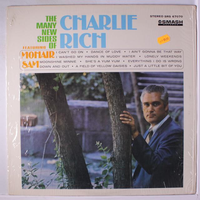 Album cover art for The Many New Sides of Charlie Rich