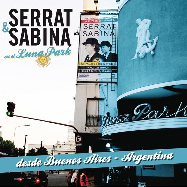 Album cover art for Serrat & Sabina (en El Luna Park - Argentina)