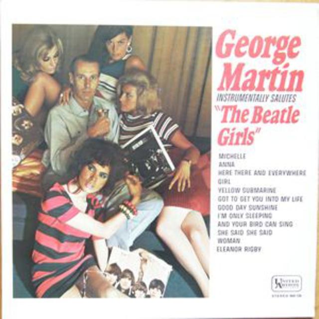 Album cover art for George Martin Instrumentally Salutes The Beatle Girls