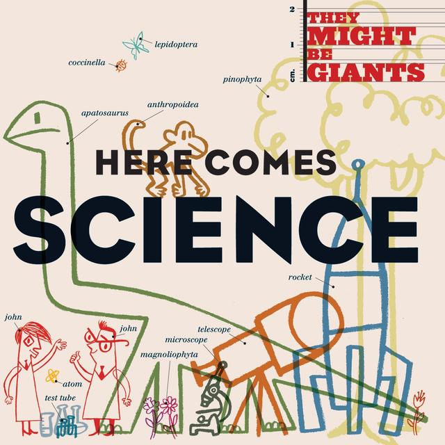 Album cover art for Here Comes Science