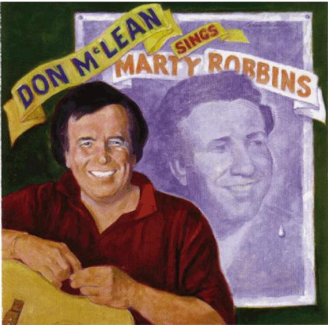 Album cover art for Sings Marty Robbins