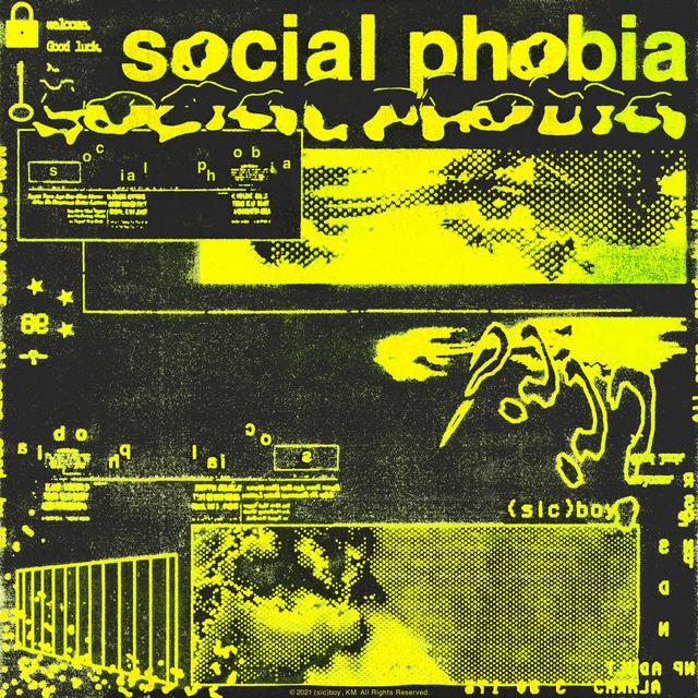 Album cover art for social phobia