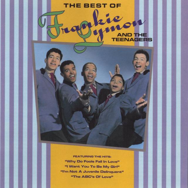 Album cover art for The Best of Frankie Lymon & The Teenagers