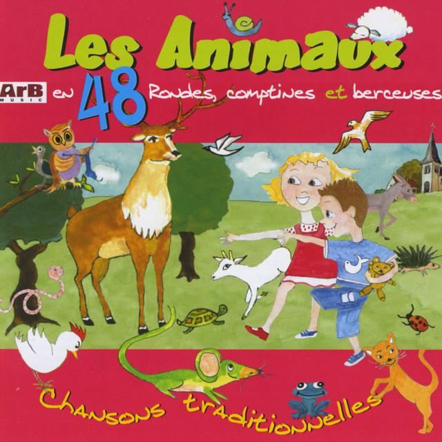 Album cover art for Les Animaux en 48 rondes, comptines et berceuses