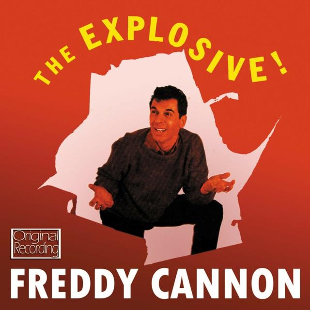 Album cover art for The Explosive! Freddy Cannon