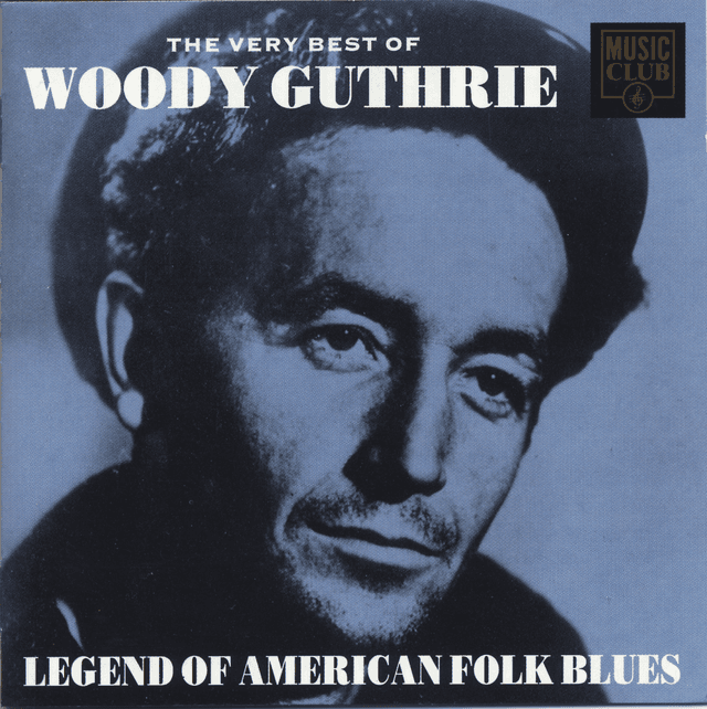 Album cover art for The Very Best Of Woody Guthrie