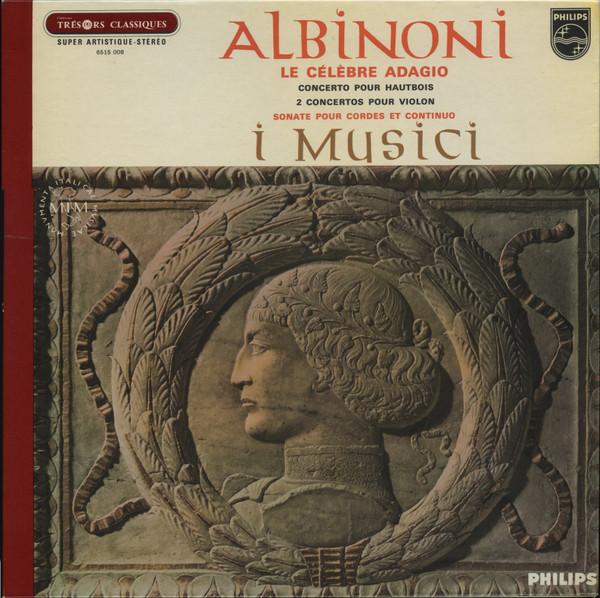 Album cover art for Albinoni: Adagio, Concertos & Sonate, Op. 2 No. 11