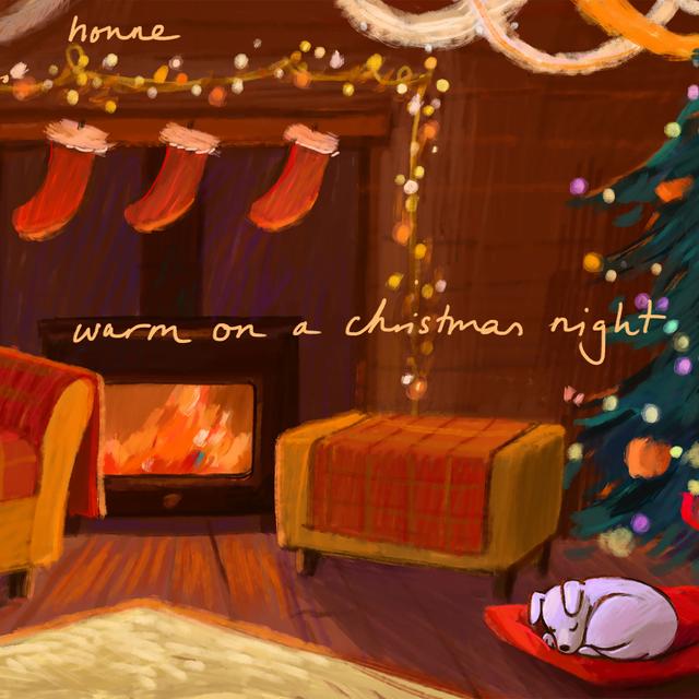 Album cover art for Warm on a Christmas Night