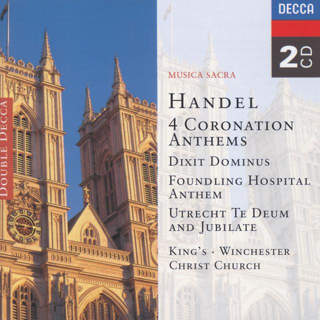 Album cover art for Handel: 4 Coronation Anthems