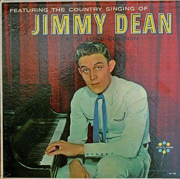 Album cover art for Featuring The Country Singing Of Jimmy Dean With Luke Gordon