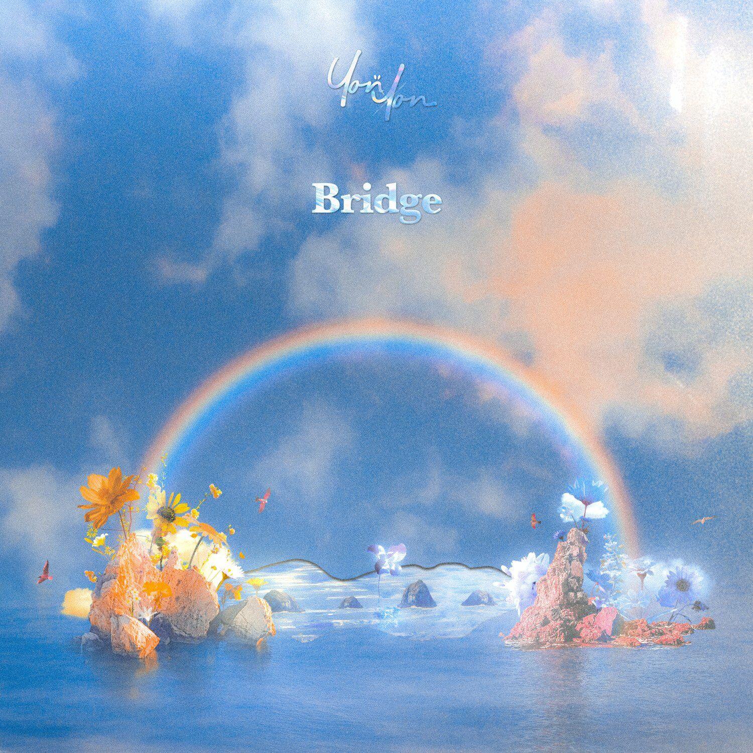 Lyric cover art as blurred background