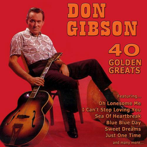 Album cover art for 40 Golden Greats: The Best of Don Gibson