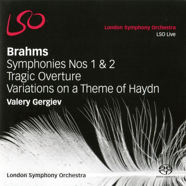 Album cover art for Brahms : Symphonies Nos. 1 & 2 - Tragic Overture - Variations On A Theme of Haydn