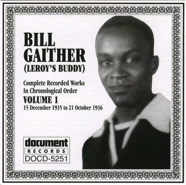 Album cover art for Bill Gaither Vol. 1 1935-1936