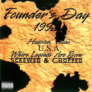 Album cover art for Founder's Day 1992