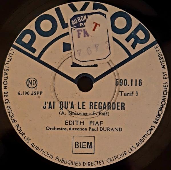 Album cover art for J'ai qu'à l'regarder