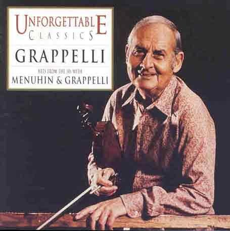 Album cover art for Unforgettable Classics-Grappelli