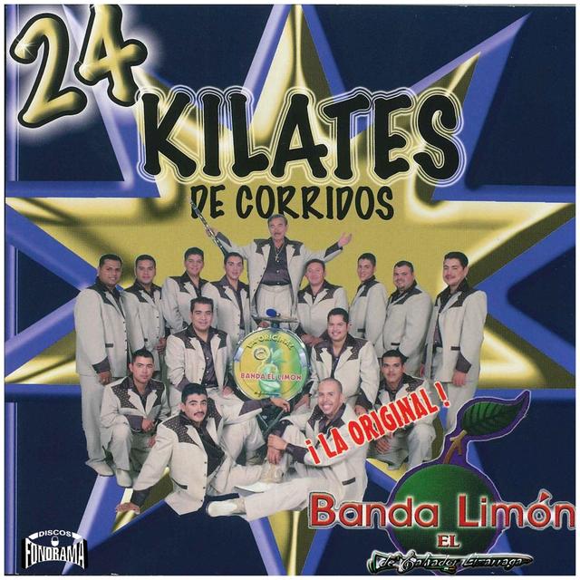 Album cover art for 24 Kilates de Corridos