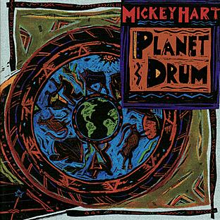 Album cover art for Planet Drum