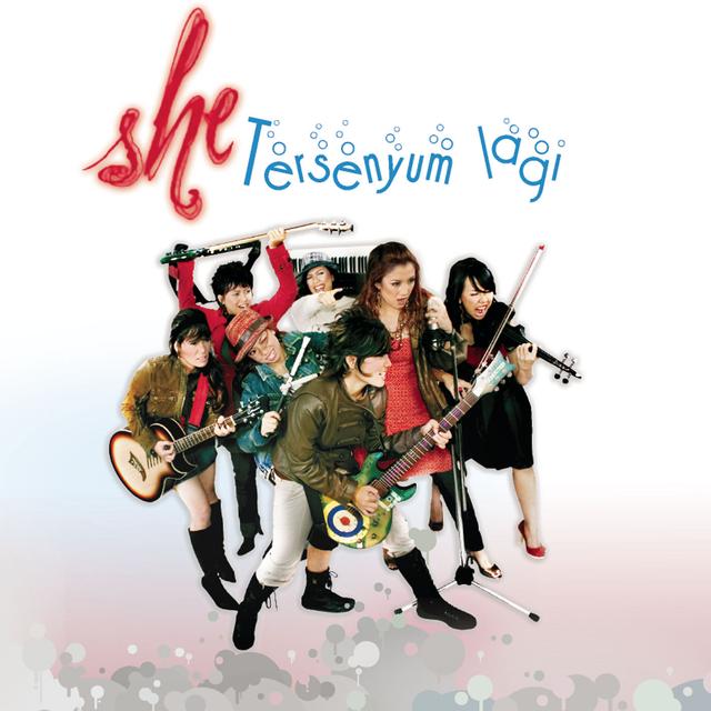 Album cover art for Tersenyum Lagi