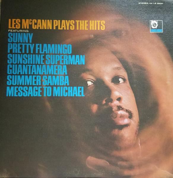 Album cover art for Les McCann Plays the Hits