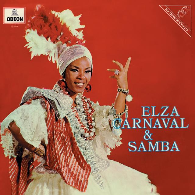 Album cover art for Elza, Carnaval e Samba