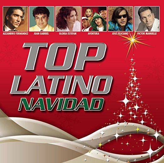 Album cover art for Top Latino Navidad