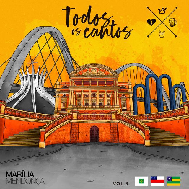 Album cover art for Todos os Cantos, Vol. 3