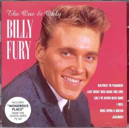 Album cover art for The One & Only Billy Fury